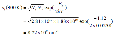 2.6 Carrier densities